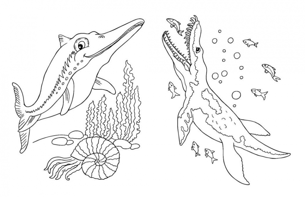 Книга «Велика книга розмальовок: Динозаври» 978-617-09-7221-7