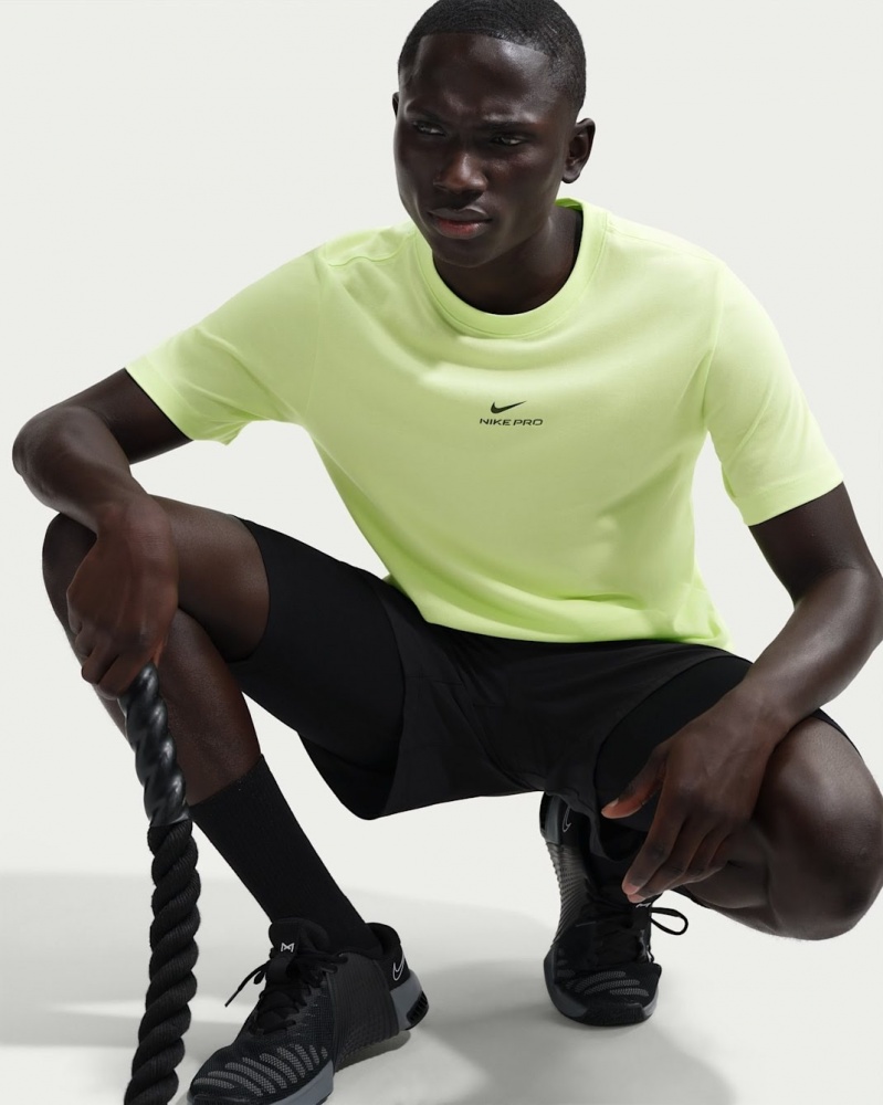 Футболка Nike M NK DF TEE STD PRO IH1947-360 р.L желтый