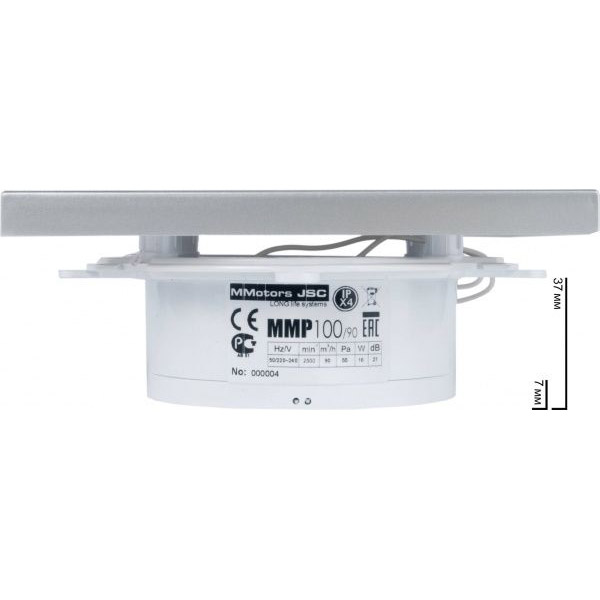 Вентилятор MMotors ММ-Р 08 сверхтонкий под плитку