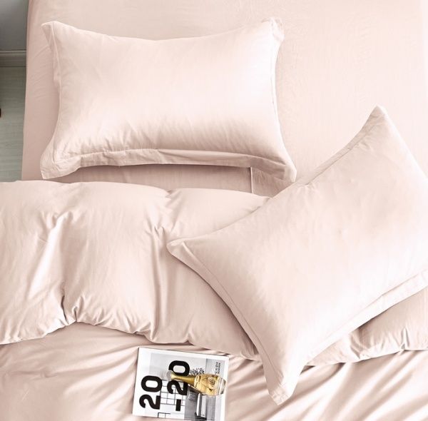 Комплект постільної білизни євро пудра Word of Dream 
