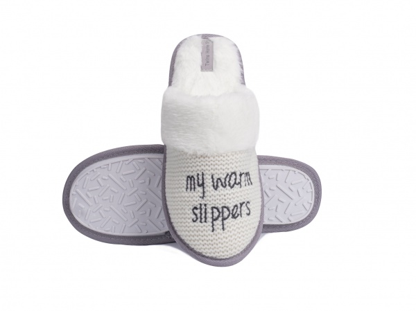 Капці домашні Twins Solo 3 My Warm Slippers р.40 білий 