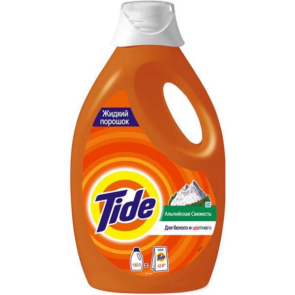 Гель для машинной стирки Tide Альпийская свежесть 1,82 л