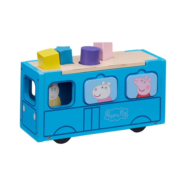Игровой набор Peppa Wooden Школьный автобус Пеппы 7222 