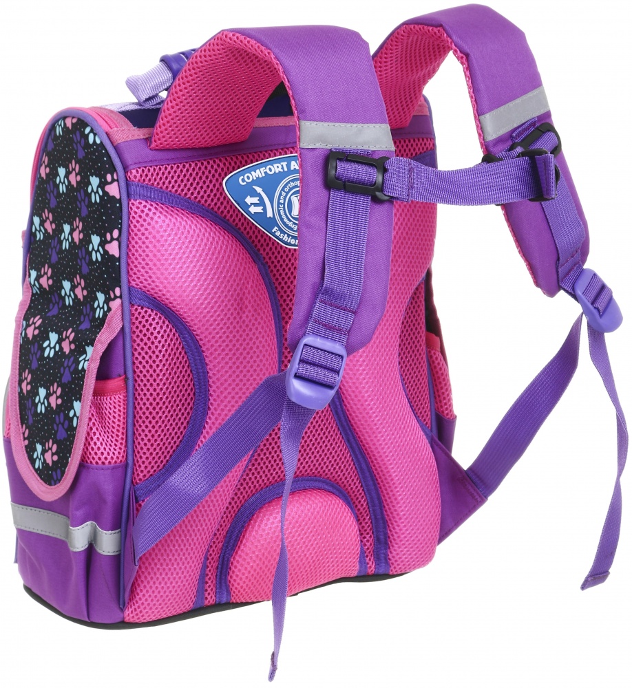 Ранец-короб Nota Bene Котики ортопедический Котик с ушками спорт Cats NB 24