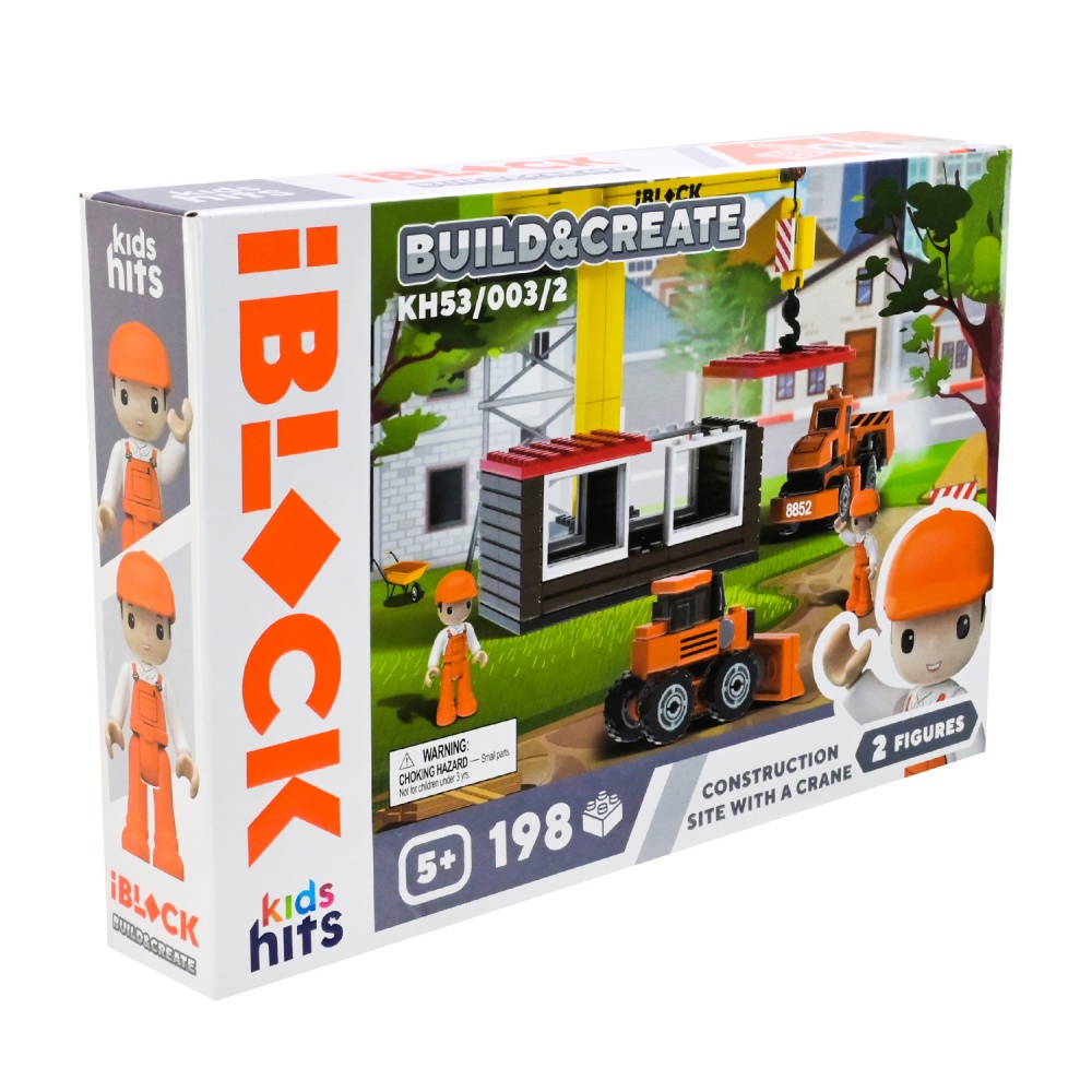 Іграшка-конструктор Shantou Kids hits IBLOCK JUNIOR 198 дет. KH53/003/2