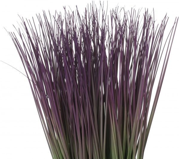 Растение искусственное в горшке Мискантус 28 см фиолетово-зеленый