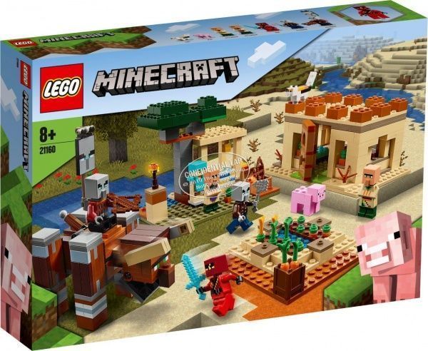 Конструктор LEGO Minecraft Нападение вредителей 21160