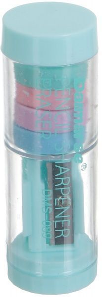 Набір гумок з чинкою бірюзовий