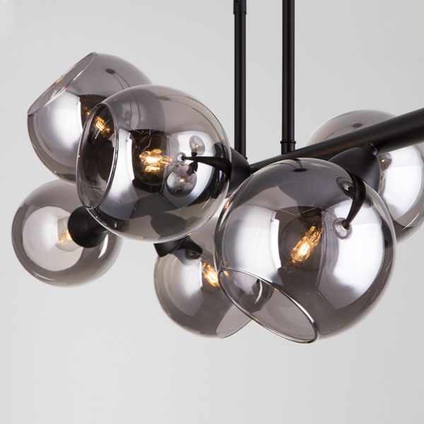 Люстра подвесная Strotskis Roger 70113/8 8x40 Вт E14 светлое серебро 