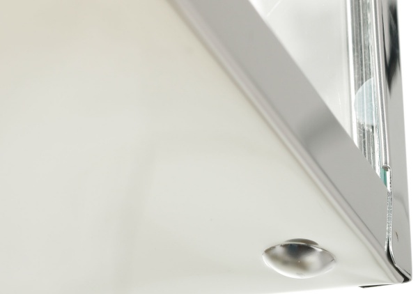 Подсвечник-фонарь Jia 10,5х10х22 см серебристый