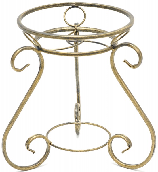 Подставка для растений Ferrum Decor 33х30x34 см античное золото 