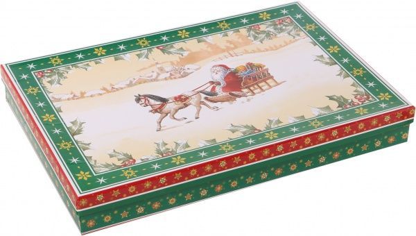 Блюдо овальне 22х35 см Christmas Collection Lefard 