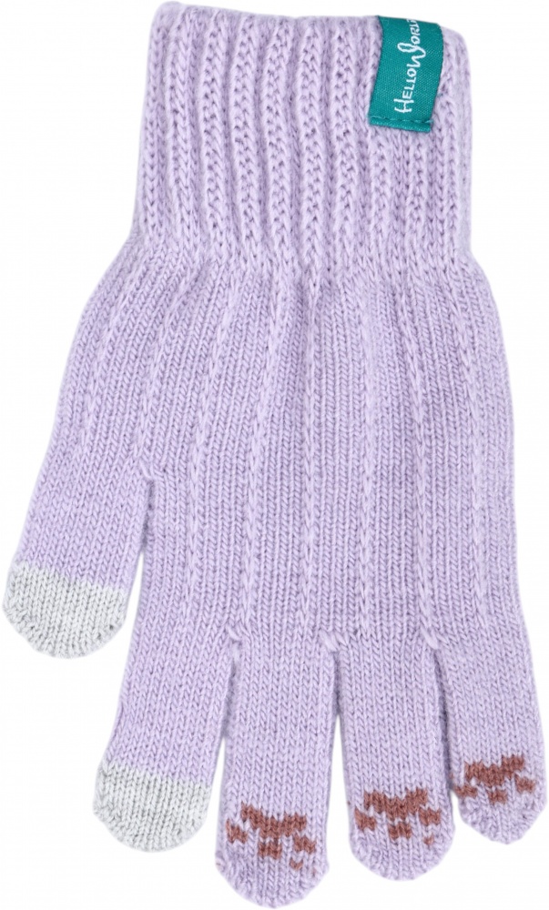 Рукавицы HW для девочек р.14-16 /сиреневый