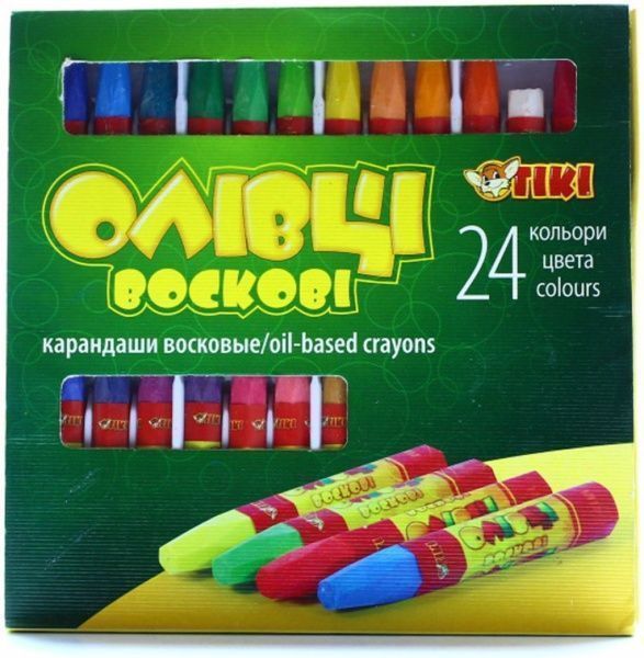 Олівці воскові Тікі