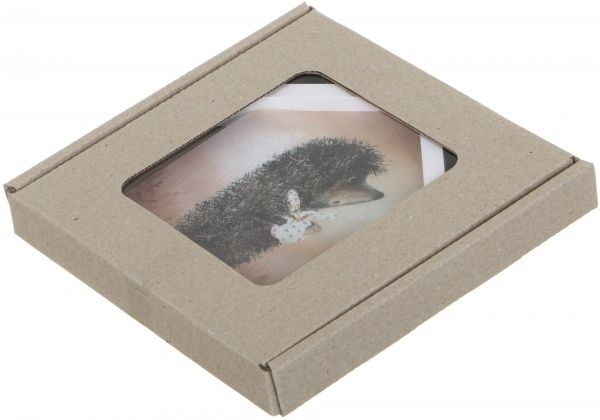 Ключница ЕЖИК В ТУМАНЕ, на три крючка