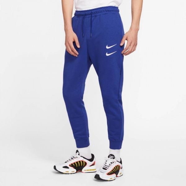 Штани Nike M NSW SWOOSH PANT FT CJ4880-455 р. M синій