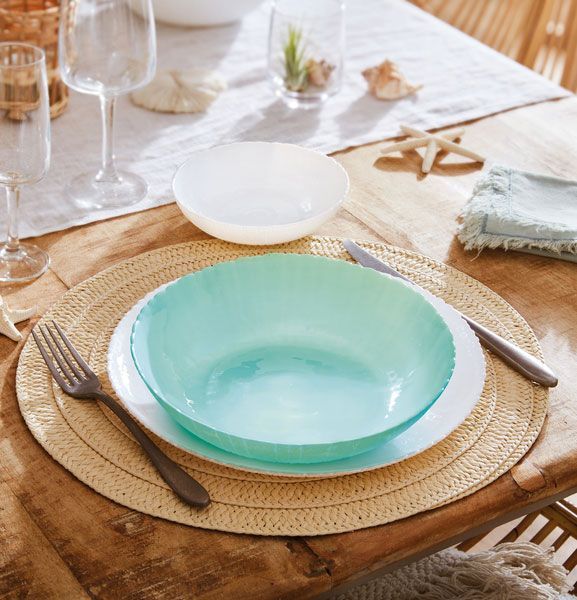Тарілка супова Ammonite Turquoise 21 см Luminarc