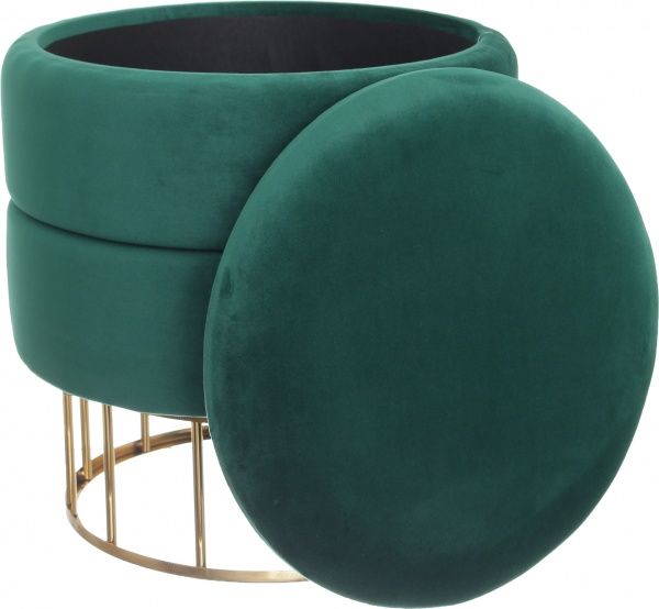 Сундук-пуф Laurent зеленый 38x38x41 см 