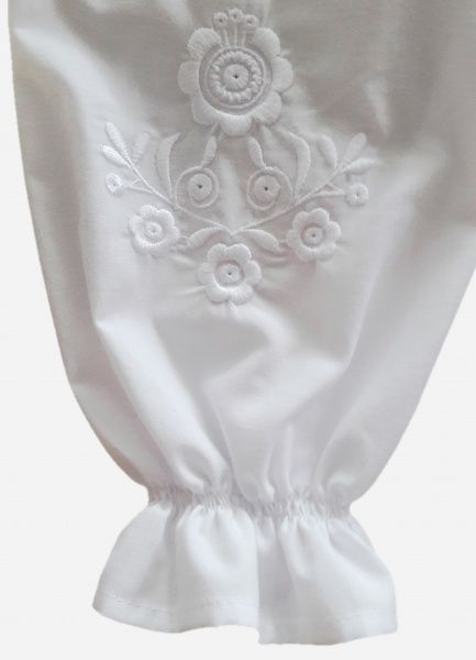 Вышиванка для девочек Эдельвика 233-20/09 белая р.122 белый 