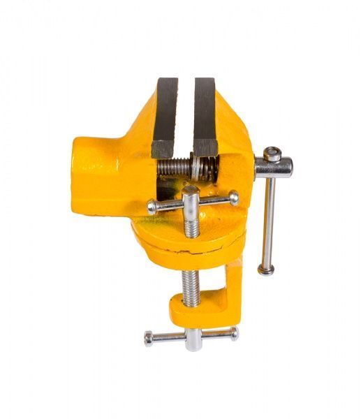 Тиски MASTERTOOL 50 мм слесарные поворотные мини 07-0201