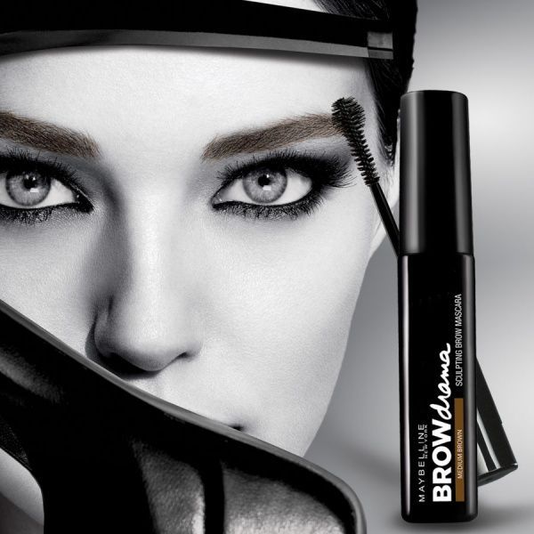 Туш для брів Maybelline New York Brow Drama Sculpting Brow Mascara коричневий 7,6 мл