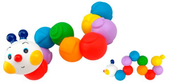 Розвиваюча іграшка K`s Kids Складана Гусеничка KA10610-3GB