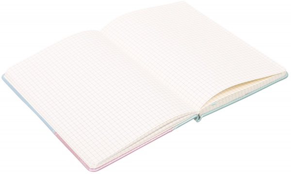 Книга для нотаток Geometry А5 рожево-бірюзовий