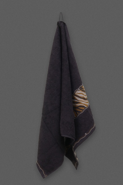 Набір рушників Tiger 2 шт. антрацит Karna 