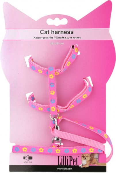 Шлейка Lilli Pet з повідцем М 1х18-28 см 20-8652