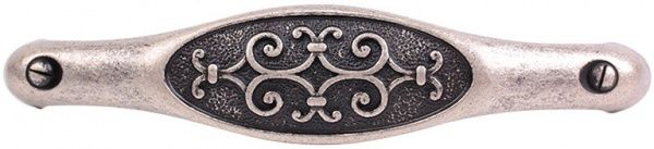 Мебельная ручка D 15134.128 48502 128 мм античное серебро Bosetti Marella