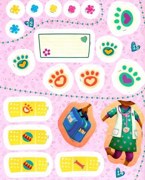 Книга-раскраска «Книга Дисней. Стирай и рисуй. Врач Плюшевая» 978-617-09-3996-8