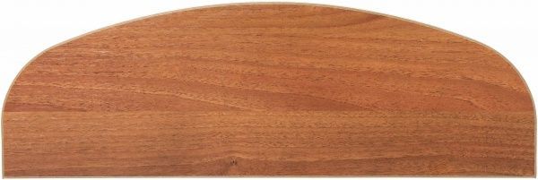 Полка ДСП радиусная 600x200 мм орех лесной 