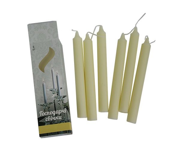 Набор свечей 6 шт. бежевый H20186-7499 Feroma Candle