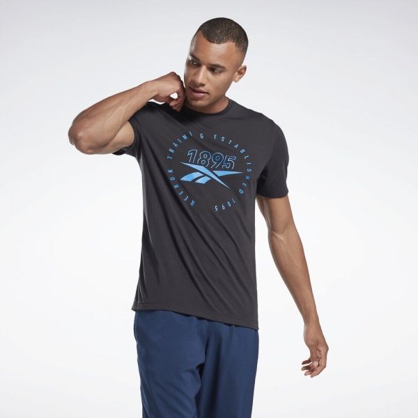 Футболка Reebok GS Training Speedwick Tee FP9134 S чорний