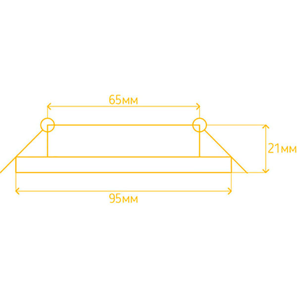 Светильник точечный LightMaster с LED-подсветкой CL7087 GU5.3 прозрачный 
