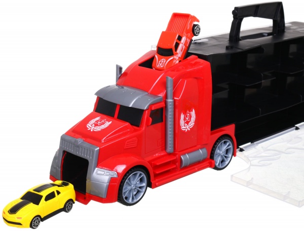 Ігровий набір Shantou місто вантажівка-кейс 42x9x13 см червоний 666-01K