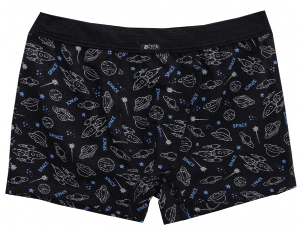Трусики-боксеры для мальчиков KOSTA р.146–152 черный 2460-2 