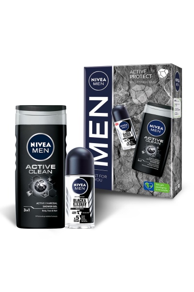 Косметичний набір чоловічі Nivea Активний захист 2023