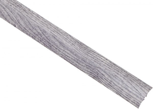 Порожек алюминиевый Броварской алюминиевый завод гладкий скрытый крепеж 40x1800 мм дуб дымчатый 