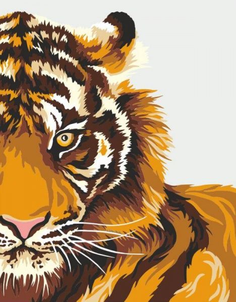 Картина за номерами Тигр Rosa Start 