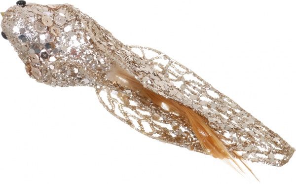 Декорация новогодняя Птичка с долгим хвостом 20 см EPI-EYJY15419-14 