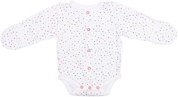 Боди детское Маленькие люди 1004-125 р.50 белый с рисунком 