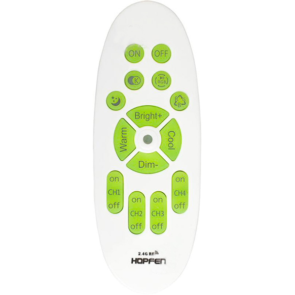 Люстра світлодіодна Hopfen 71W з пультом ДК 71 Вт хром 