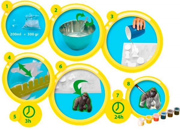 Набор для творчества SES Слепи и раскрась 01132S