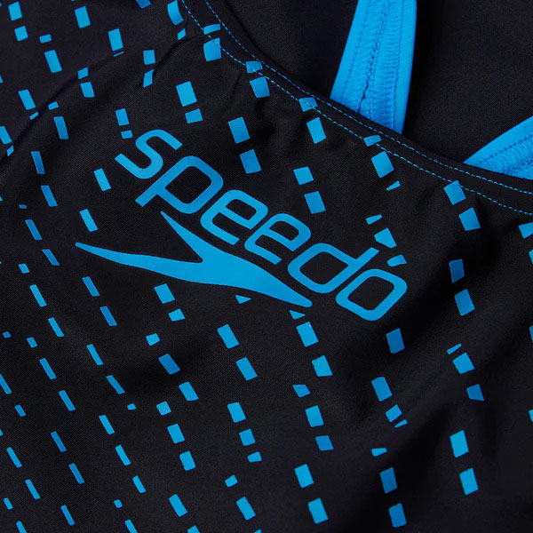 Купальник Speedo MEDLEY LOGO MDLT AF BLACK/BLUE 8-13474D812 р.2XL черный