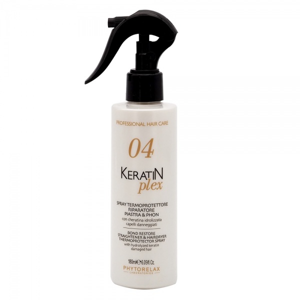 Спрей-термозахист Phytorelax Laboratories Keratin Plex Bond Restore з гідролізованим кератином 180 мл 
