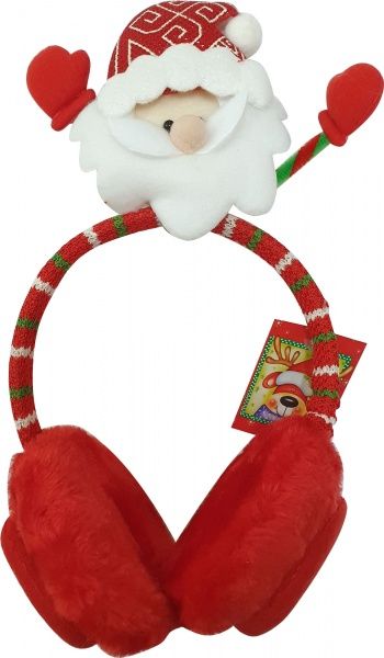 Наушники новогодние ПіонеR 26x14 см красный 