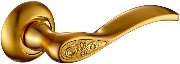 Ручка на розетці  MVM Z-1313 матова латунь