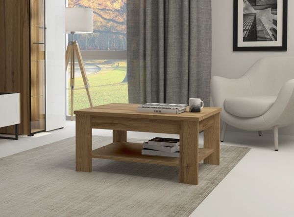 Стол журнальный Kent II дуб вотан 920x670x450мм Accord 