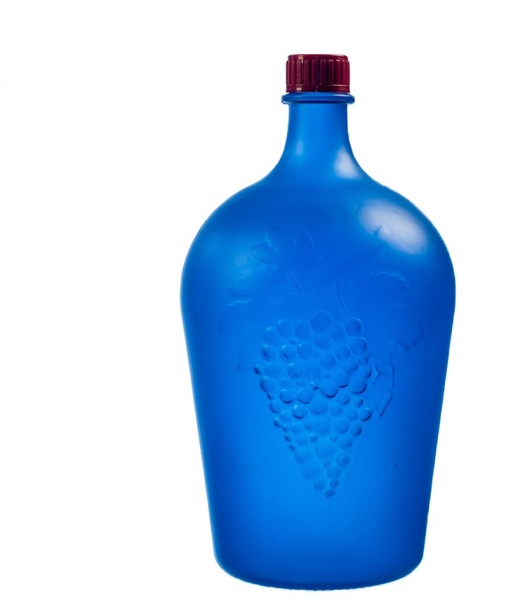 Пляшка з кришкою Ровоам 4,5 л синій мат GlassGo